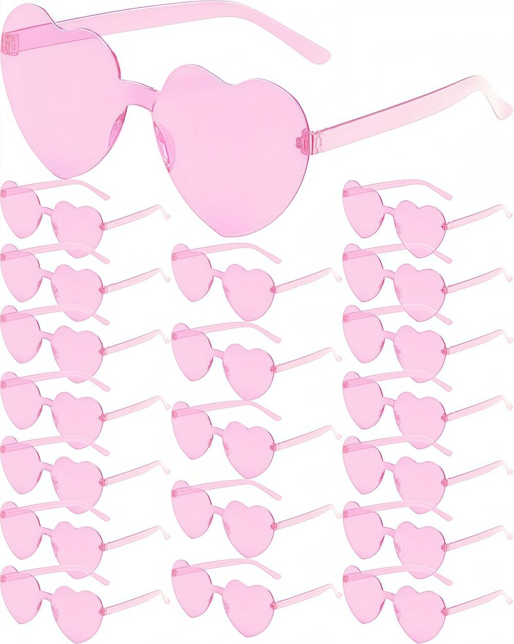2637 20 Pairs Heart Sunglasses , Valentine's Day Party Favor Heart Shaped